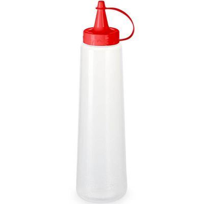 Kit 48 Bisnagas Molhos 400ml Restaurante Ketchup Mostarda Ma Transparente