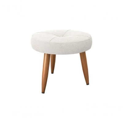Kit Poltrona Decorativa Sala + Puff Havana Matrix Bege