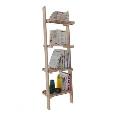 Suporte Para Livros 4 Prateleiras Escada Exclusiva Promoção