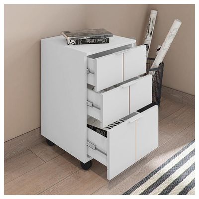 Gaveteiro Para Escritório Organizador Branco Cubic Caemmun