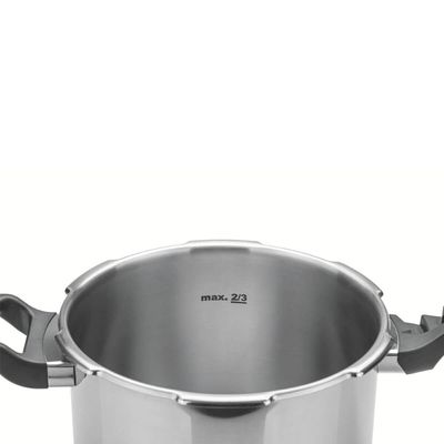 Panela de Pressão Tramontina Brava em Aço Inox com Fundo Triplo 20cm 4,5l Indução