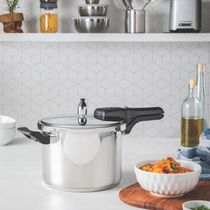 Panela de Pressão Tramontina Brava em Aço Inox com Fundo Triplo 20cm 4,5l Indução