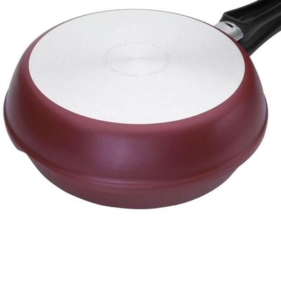 Omeleteira Alumínio Antiaderente Starflon Frigideira Dupla 20cm Loreto Vermelha Tramontina Vermelho