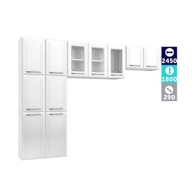 Cozinha De Aço Compacta 3 Peças Rose Cr6101 Branco