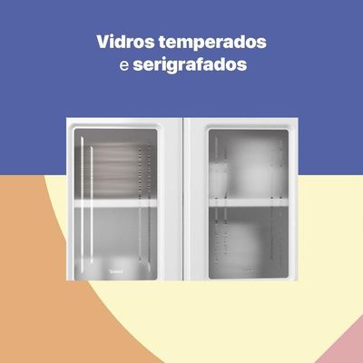 Cozinha De Aço Compacta 3 Peças Rose Cr6101 Branco