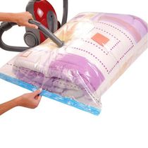 Kit 3 Vac Bag Jumbo Ordene 110x100cm Saco a Vácuo Plástico Edredom Casacos