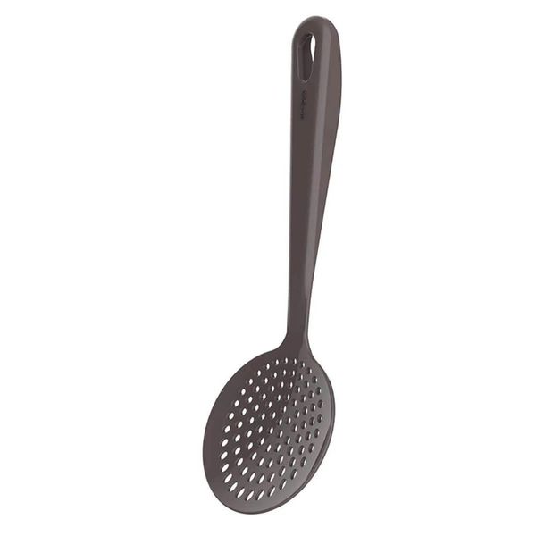 Kit 48 Espumadeiras de Nylon Fritura Arroz Cinza Kitch Crippa Restaurante Lanchonete