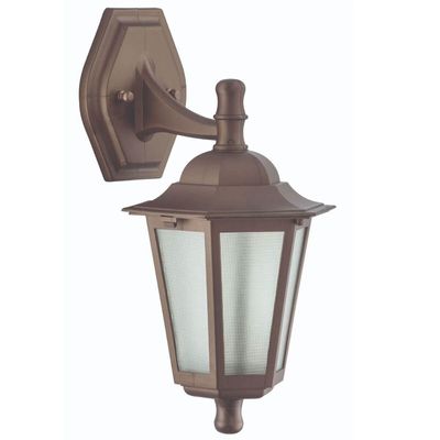 Conjunto 6 Arandelas Gregas Marrom Luminária de Parede Hall de Entrada Jardim Dital
