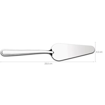 Pá para Cortar Bolo Espátula Cortador de Fatia Pizza Inox Taumer