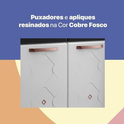 Balcão De Cozinha De Aço Triplo Com Tampo Branco preto