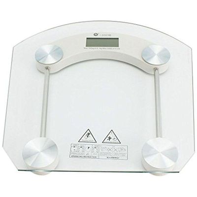 Balança Digital Vidro Temperado 180Kg Banheiro Academia