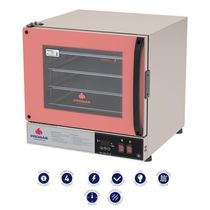 Forno Turbo Elétrico Fast Oven 4 Assadeiras Prp-004 Plus Digital Rosa 220v - Progás 220V
