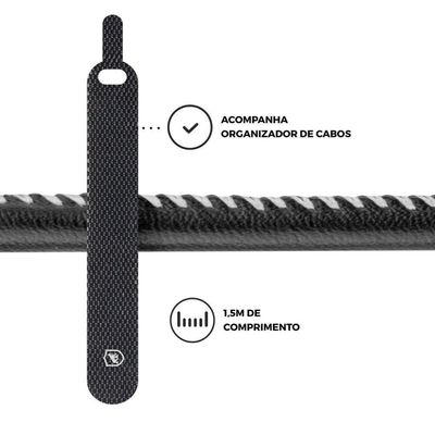 Kit Carregador Turbo Triplo E Cabo Turbo Militar Lightning - Gshield
