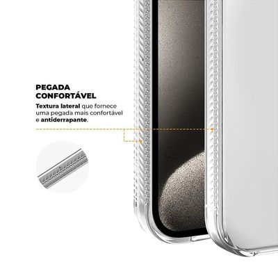 Kit Capa Anti-slip E Pelicula Defender Pro Privacidade Para Iphone 15 Pro Max - Gshield