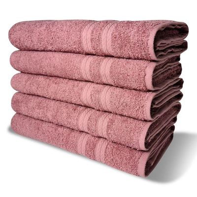 Kit 5 Toalhas Super Grossa Felpuda E Macia 80x150cm Beka Rose