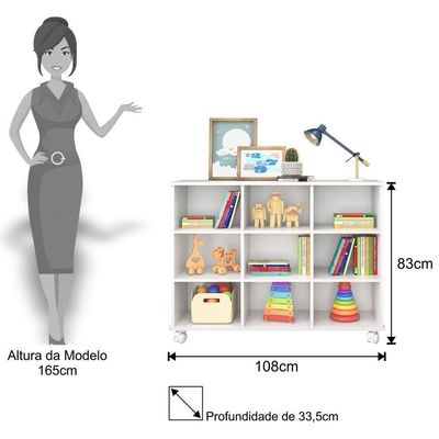 Nicho Organizador Multifuncional Multifuncional Q01 Branco