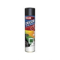 Tinta Spray Colorgin Preto Brilho (Nr23-Onu 1950) C/6Pcs