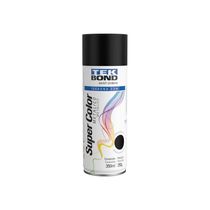 Tinta Aerossol Metálico 350ml - Tekbond Preto