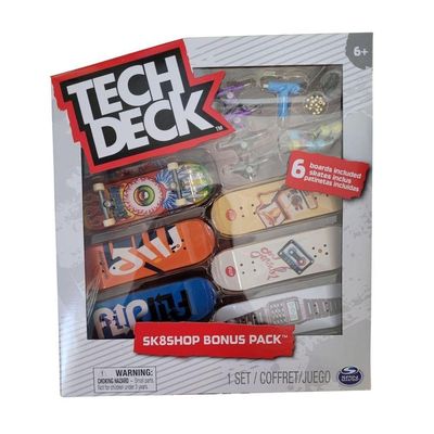 Skate De Dedo Tech Deck Flip Com 6 Skates - Sunny