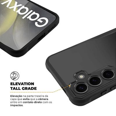 Capa Para Samsung Galaxy S24 Plus - Dual Sense Preta - Gshield
