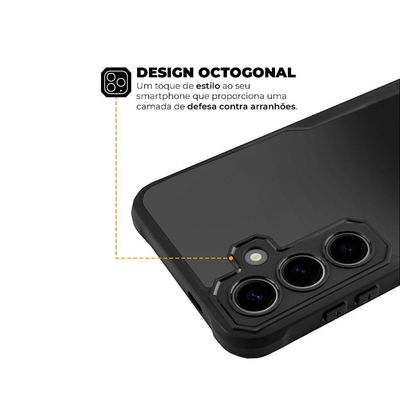 Capa Para Samsung Galaxy S24 Plus - Dual Sense Preta - Gshield
