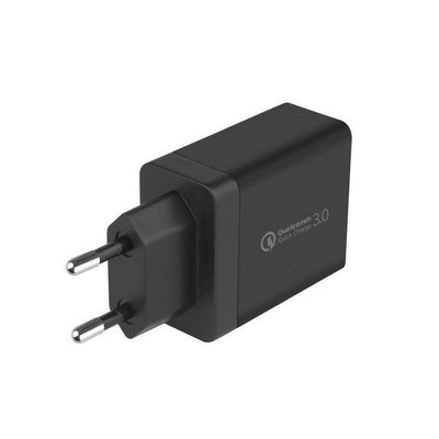 Carregador Turbo Triplo Até 18W - Preto - Gshield