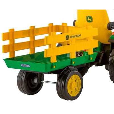 Trator Eletrico Infantil Peg-pérego John Deere Ground Force 12v Verde E Amarelo U