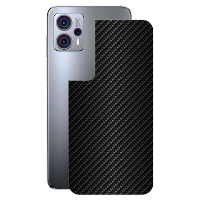 Película Moto G23 - Traseira Fibra Carbono Preta - Gshield