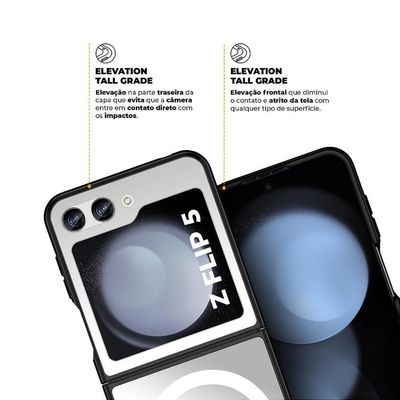 Capa Magsafe Para Samsung Galaxy Z Flip 5 - Preta - Gshield