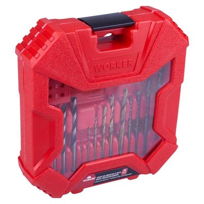 Kit de Brocas e Bits com 33 Peças Worker