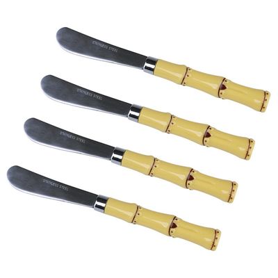 Conjunto com 4 Espátulas Bambu Cazza