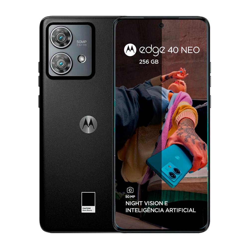 Smartphone Motorola Edge 40 Neo 256GB 5G Preto | CASA & VIDEO