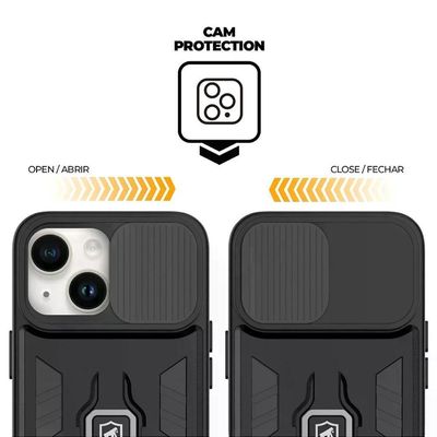 Kit Capa Defender E Pelicula Ultra Glass Para Iphone 15 Pro - Gshield