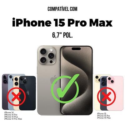 Kit Capa Anti-slip E Pelicula Ultra Glass Para Iphone 15 Pro Max - Gshield