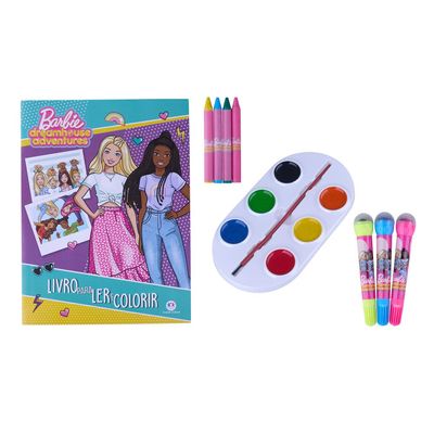 Livro Infantil Superpack Colorir Barbie Ciranda Cultural