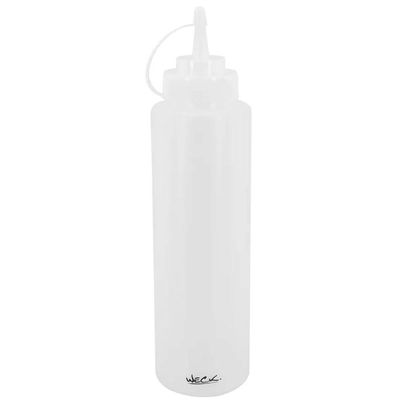 Kit 6 Bisnagas Graduadas Plásticas Flexível 800ml Tubos Barman Drinks Licores