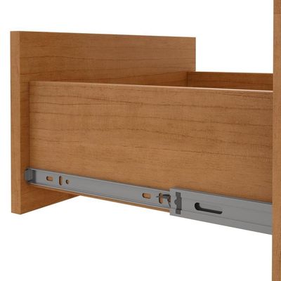 Comoda Toronto 2 Portas 8 Gavetas - Lopas Amendoa Clean
