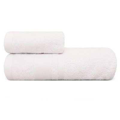 Jogo De Toalha Banhão Master 100% Algodão 2 Peças Gramatura 550 Branca