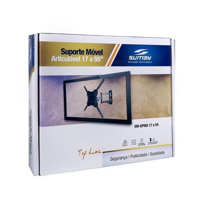Suporte Tv Articulado Universal 17/55 Sumay