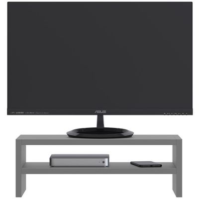 Kit 02 Suportes Para Monitor Stand Home Office Lap 63 Cm L03 Cinza - Lyam