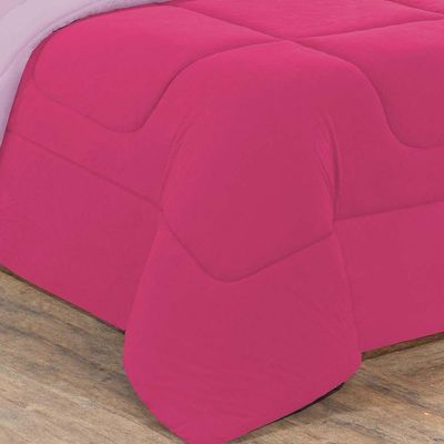 Edredom Malha 100% Algodão Gran Moratta 1 Peça Queen Pink-rosa Bebê
