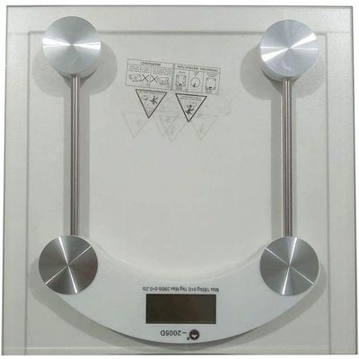 Balança Digital Para Banheiro E Academia Corporal 180 Kg Eletrônica Lcd Em Vidro Temperado