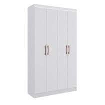 Armário 4 Portas Lavanderia Multiuso Cr8000 Branco