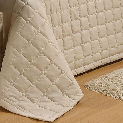 Cobre Leito Queen Soft 3 Peças Bege