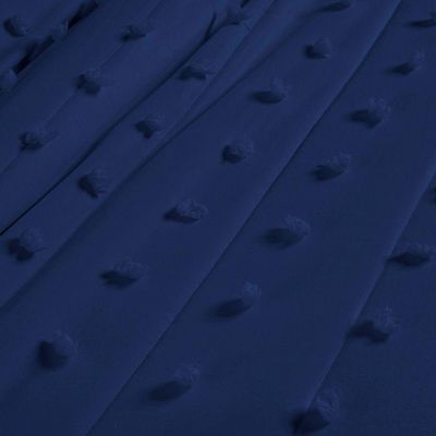 Cobre Leito King Poppy Micropercal 300 Fios 3 Peças Cor Azul Marinho