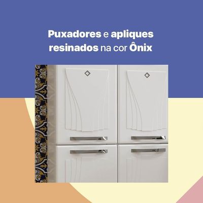 Cozinha De Aço Compacta Clara 3 Peças Cr6152 Branco