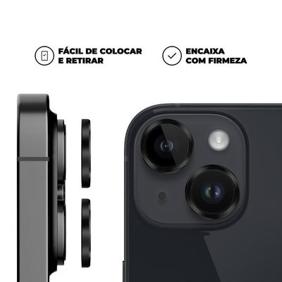 Protetor De Lente One Armor Para Iphone 13 Mini - Preto - Gshield