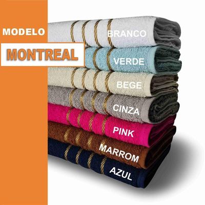 Toalha Para Lavabo Montreal Beka 330 G/m² 45x70 Cm Bege