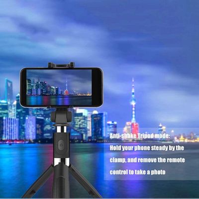 Multifuncional Sem Fio Bt Selfie Vara Para Celular Dobrável Handheld Monopé Obturador Remoto