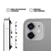 Protetor De Lente One Armor Para Iphone 12 Mini - Prata - Gshield
